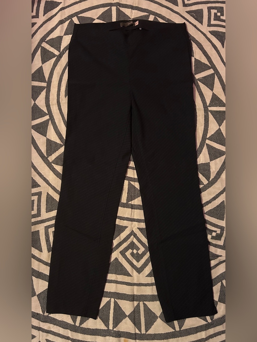 crosby. Black straight leg stretch Textured business, casual Dress Pants